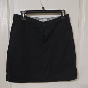 Women's Black Casual A-Line Skort. Sz 6